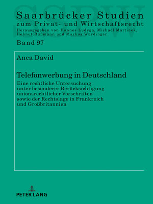 cover image of Telefonwerbung in Deutschland